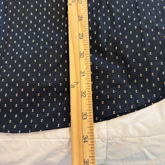 Craft & Flow Shirt Black Geometric Print Rolled Short Sleeve Stretch Size 3XL - Picture 8 of 9